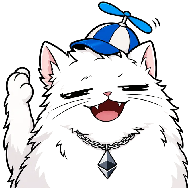 BYBOOP the cat looking extremely smug